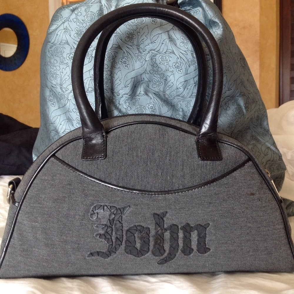 Unique authentic John Galliano Runway bag.